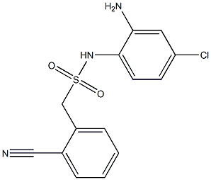 N-(2-amino-4-chlorophenyl)-1-(2-cyanophenyl)methanesulfonamide