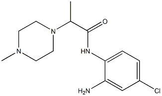 N-(2-amino-4-chlorophenyl)-2-(4-methylpiperazin-1-yl)propanamide Structure