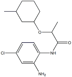N-(2-amino-4-chlorophenyl)-2-[(3-methylcyclohexyl)oxy]propanamide|
