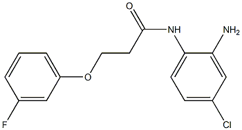 N-(2-amino-4-chlorophenyl)-3-(3-fluorophenoxy)propanamide