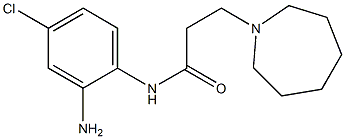 N-(2-amino-4-chlorophenyl)-3-azepan-1-ylpropanamide Struktur
