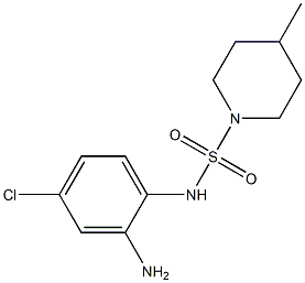 N-(2-amino-4-chlorophenyl)-4-methylpiperidine-1-sulfonamide