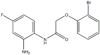 N-(2-amino-4-fluorophenyl)-2-(2-bromophenoxy)acetamide