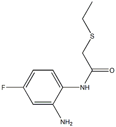 N-(2-amino-4-fluorophenyl)-2-(ethylsulfanyl)acetamide