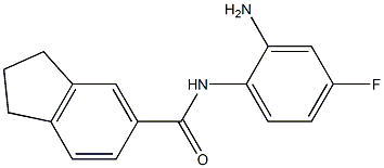 N-(2-amino-4-fluorophenyl)-2,3-dihydro-1H-indene-5-carboxamide