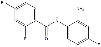 N-(2-amino-4-fluorophenyl)-4-bromo-2-fluorobenzamide Structure