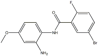 N-(2-amino-4-methoxyphenyl)-5-bromo-2-fluorobenzamide Struktur