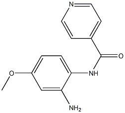 N-(2-amino-4-methoxyphenyl)isonicotinamide Struktur