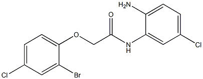 N-(2-amino-5-chlorophenyl)-2-(2-bromo-4-chlorophenoxy)acetamide|