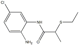 N-(2-amino-5-chlorophenyl)-2-(ethylsulfanyl)propanamide|