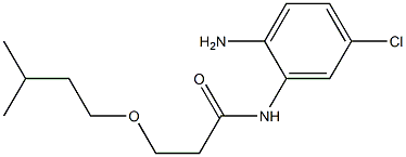 N-(2-amino-5-chlorophenyl)-3-(3-methylbutoxy)propanamide