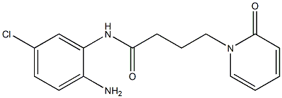 N-(2-amino-5-chlorophenyl)-4-(2-oxo-1,2-dihydropyridin-1-yl)butanamide Structure