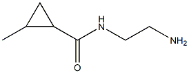 N-(2-aminoethyl)-2-methylcyclopropanecarboxamide Structure