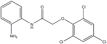 N-(2-aminophenyl)-2-(2,4,6-trichlorophenoxy)acetamide Struktur