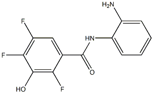 N-(2-aminophenyl)-2,4,5-trifluoro-3-hydroxybenzamide