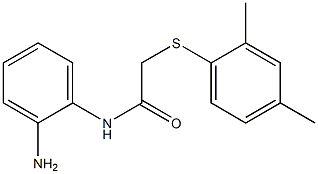 N-(2-aminophenyl)-2-[(2,4-dimethylphenyl)sulfanyl]acetamide