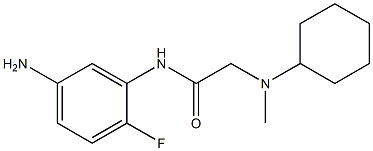 N-(5-amino-2-fluorophenyl)-2-[cyclohexyl(methyl)amino]acetamide