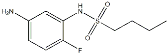 N-(5-amino-2-fluorophenyl)butane-1-sulfonamide