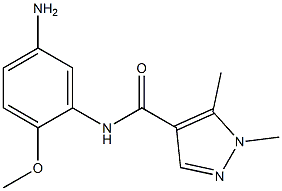N-(5-amino-2-methoxyphenyl)-1,5-dimethyl-1H-pyrazole-4-carboxamide Structure