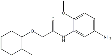 N-(5-amino-2-methoxyphenyl)-2-[(2-methylcyclohexyl)oxy]acetamide