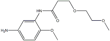 N-(5-amino-2-methoxyphenyl)-3-(2-methoxyethoxy)propanamide Structure