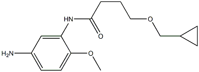N-(5-amino-2-methoxyphenyl)-4-(cyclopropylmethoxy)butanamide