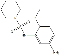 N-(5-amino-2-methoxyphenyl)piperidine-1-sulfonamide Structure