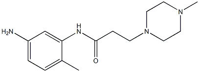 N-(5-amino-2-methylphenyl)-3-(4-methylpiperazin-1-yl)propanamide