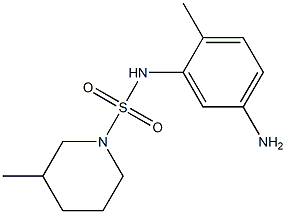 N-(5-amino-2-methylphenyl)-3-methylpiperidine-1-sulfonamide