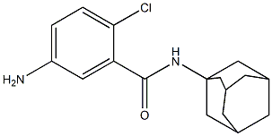 N-(adamantan-1-yl)-5-amino-2-chlorobenzamide Struktur