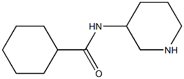 N-(piperidin-3-yl)cyclohexanecarboxamide Structure