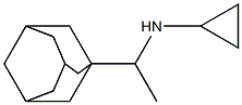 N-[1-(1-adamantyl)ethyl]-N-cyclopropylamine Structure