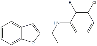  N-[1-(1-benzofuran-2-yl)ethyl]-3-chloro-2-fluoroaniline