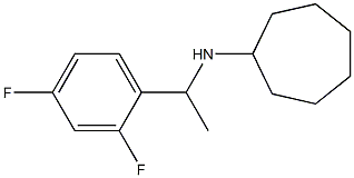 N-[1-(2,4-difluorophenyl)ethyl]cycloheptanamine