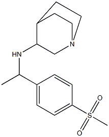 N-[1-(4-methanesulfonylphenyl)ethyl]-1-azabicyclo[2.2.2]octan-3-amine