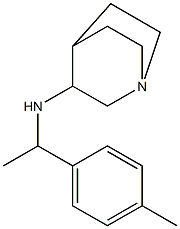  N-[1-(4-methylphenyl)ethyl]-1-azabicyclo[2.2.2]octan-3-amine