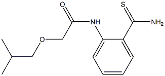N-[2-(aminocarbonothioyl)phenyl]-2-isobutoxyacetamide