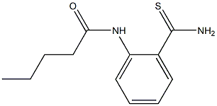 N-[2-(aminocarbonothioyl)phenyl]pentanamide Struktur