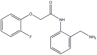 N-[2-(aminomethyl)phenyl]-2-(2-fluorophenoxy)acetamide