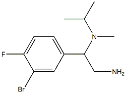 N-[2-amino-1-(3-bromo-4-fluorophenyl)ethyl]-N-isopropyl-N-methylamine