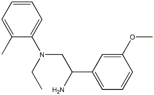 N-[2-amino-2-(3-methoxyphenyl)ethyl]-N-ethyl-2-methylaniline