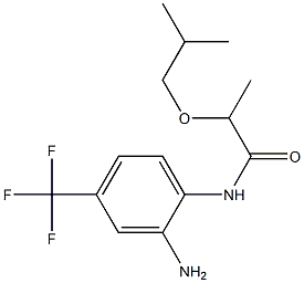 N-[2-amino-4-(trifluoromethyl)phenyl]-2-(2-methylpropoxy)propanamide