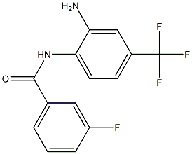 N-[2-amino-4-(trifluoromethyl)phenyl]-3-fluorobenzamide Structure