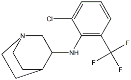  N-[2-chloro-6-(trifluoromethyl)phenyl]-1-azabicyclo[2.2.2]octan-3-amine