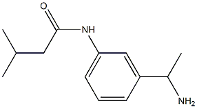 N-[3-(1-aminoethyl)phenyl]-3-methylbutanamide