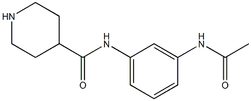 N-[3-(acetylamino)phenyl]piperidine-4-carboxamide