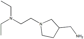 N-{2-[3-(aminomethyl)pyrrolidin-1-yl]ethyl}-N,N-diethylamine Structure