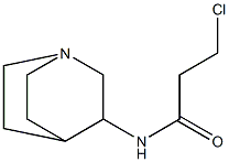 N-1-azabicyclo[2.2.2]oct-3-yl-3-chloropropanamide Structure
