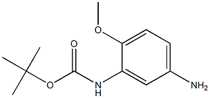 tert-butyl 5-amino-2-methoxyphenylcarbamate Struktur