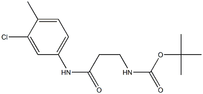 tert-butyl N-{2-[(3-chloro-4-methylphenyl)carbamoyl]ethyl}carbamate